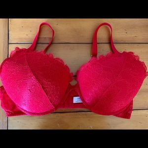 Red Lace Bra